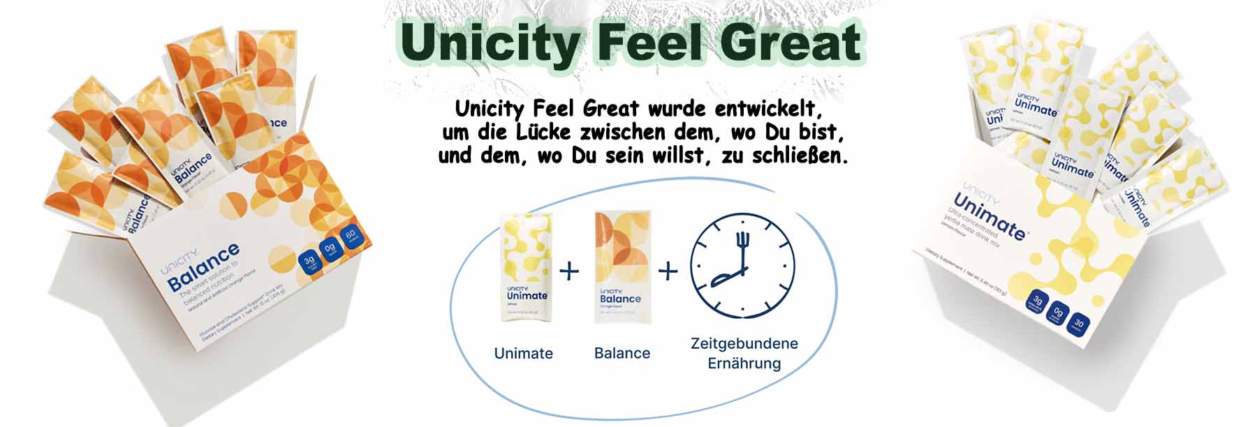 Unicity Feel Great Produktzusammenstellung